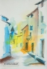 Dorfstraße in Saignon (2), 48 cm x 31 cm